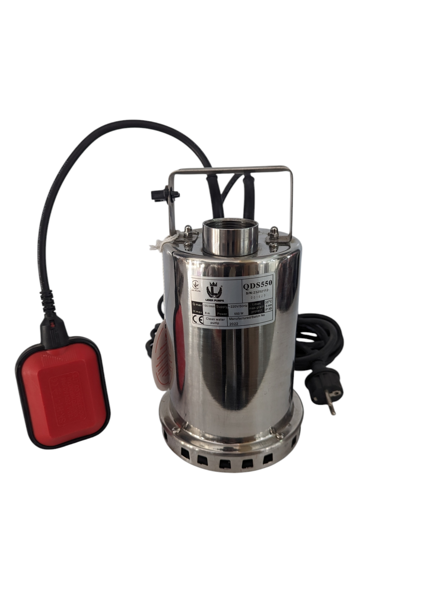Насос дренажний Lider Pumps QDS550